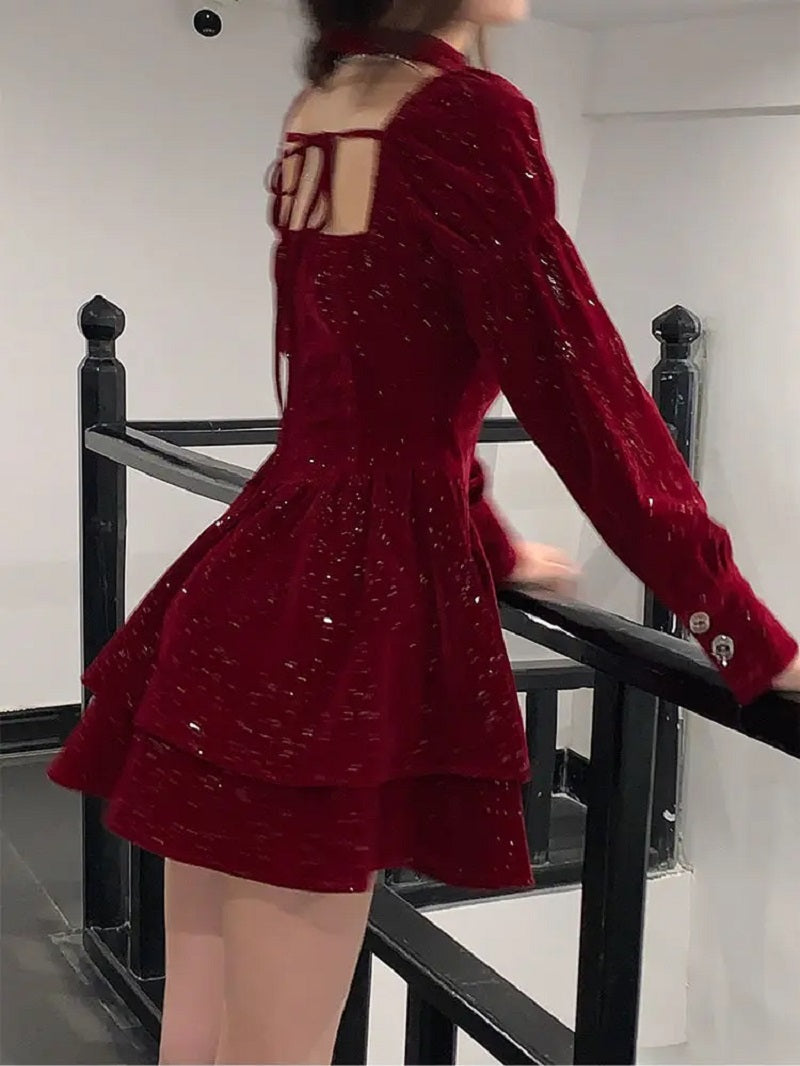 Deana Velvet Dress