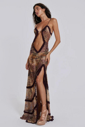 SAMPLE-Alondra Dress - Mustard
