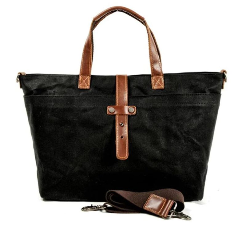 Kennedy leather canvas bag