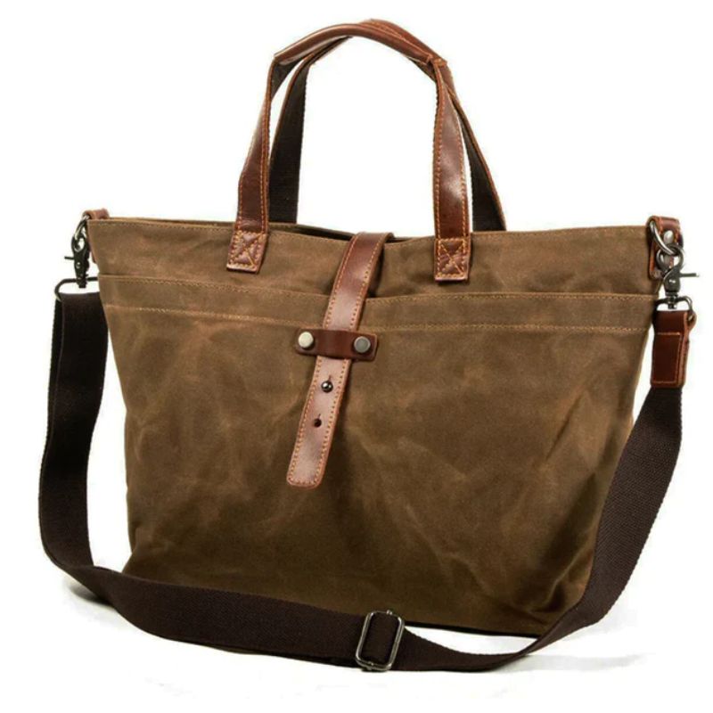 Kennedy leather canvas bag