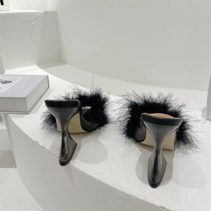 Cindy Fur Sandals