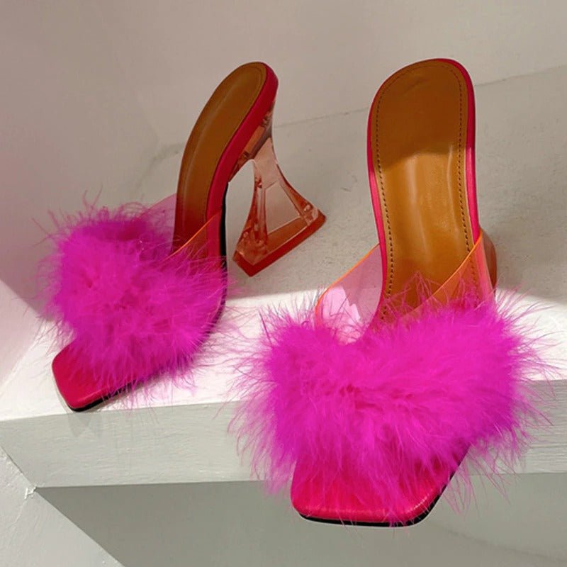 Cindy Fur Sandals