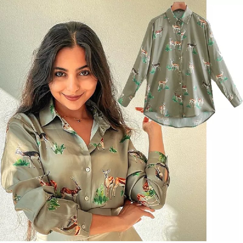 Jazzy Satin Shirt