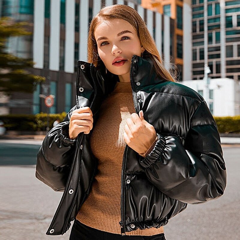 Jennie Leather Coat