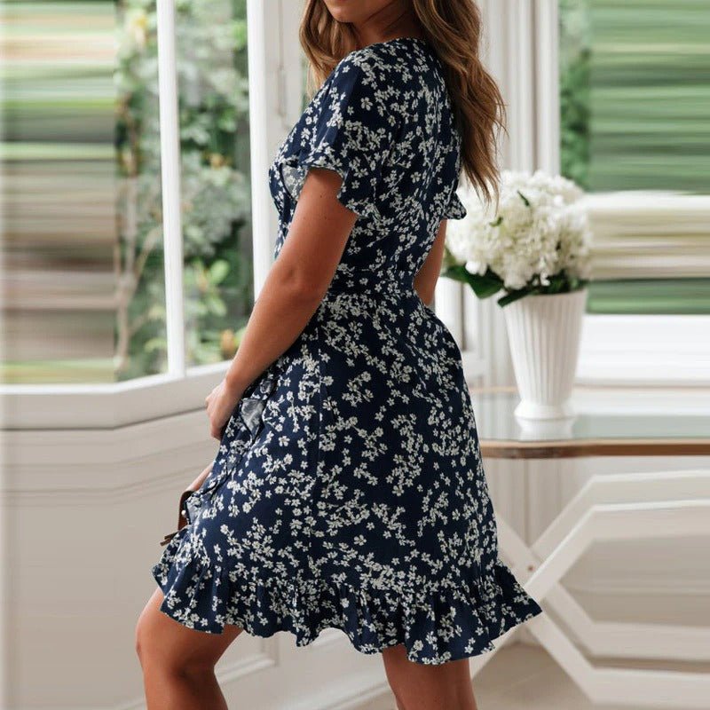 Karen Floral Wrap Dress