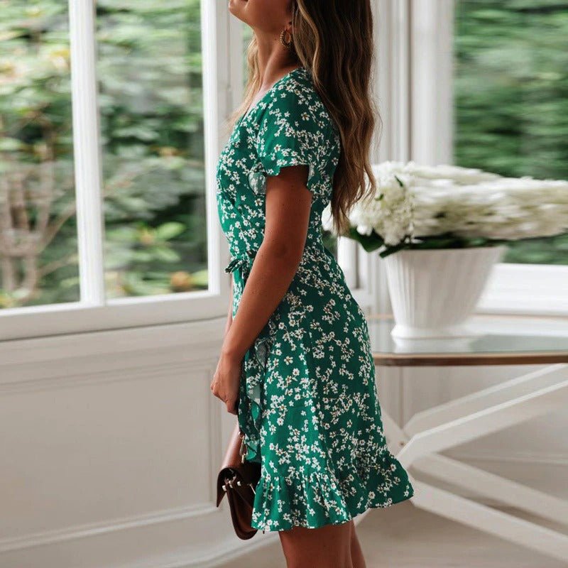 Karen Floral Wrap Dress